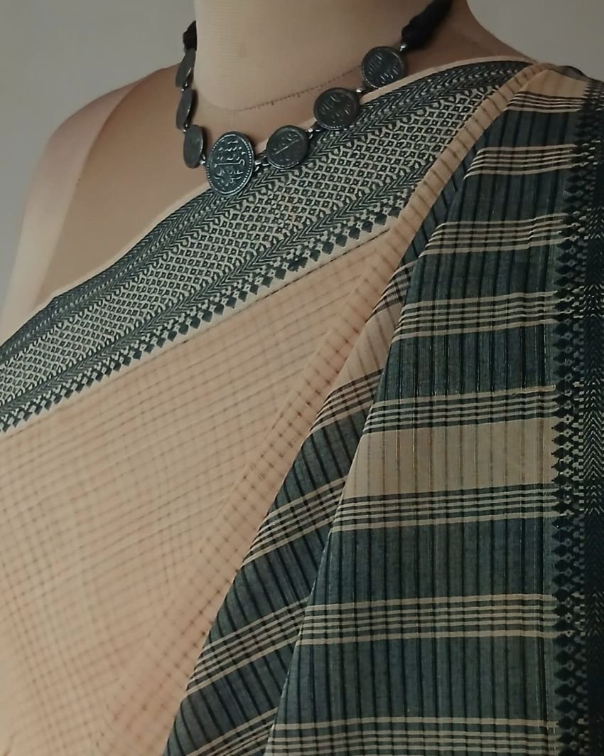 Mangalagiri Handweave Cotton Saree - (MHCS0049) - Image 6