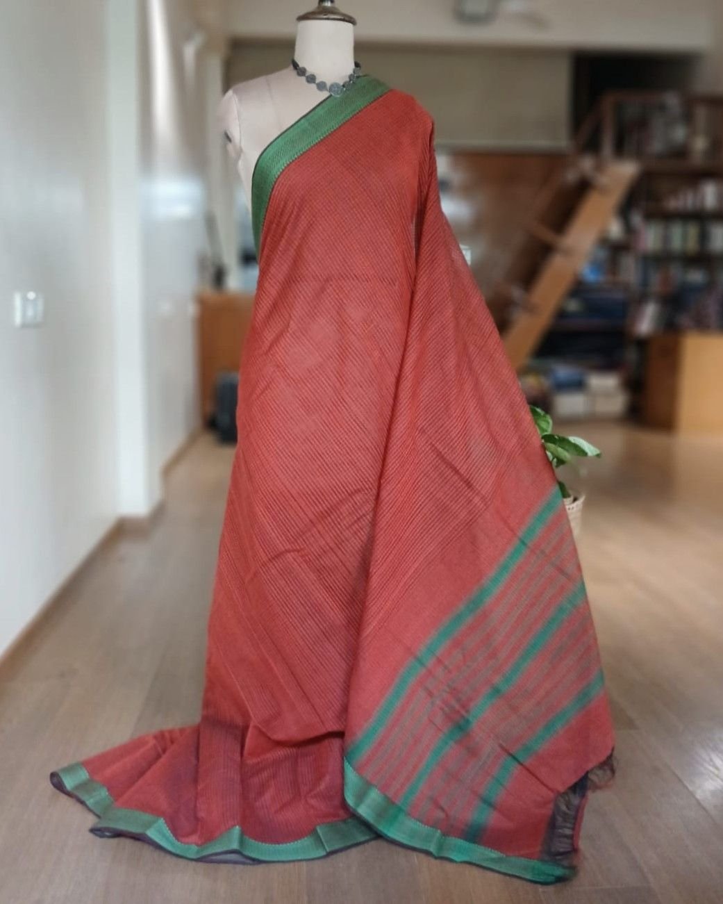 Mangalagiri Handweave Cotton Saree - (MHCS0036) - Image 2
