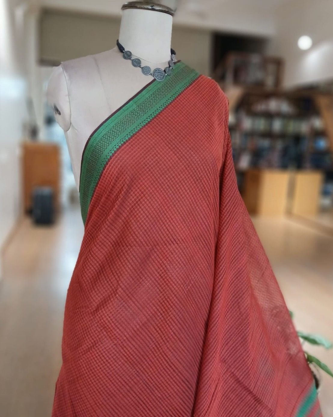 Mangalagiri Handweave Cotton Saree - (MHCS0036) - Image 3