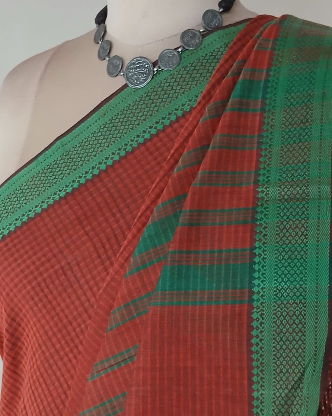 Mangalagiri Handweave Cotton Saree - (MHCS0036) - Image 7