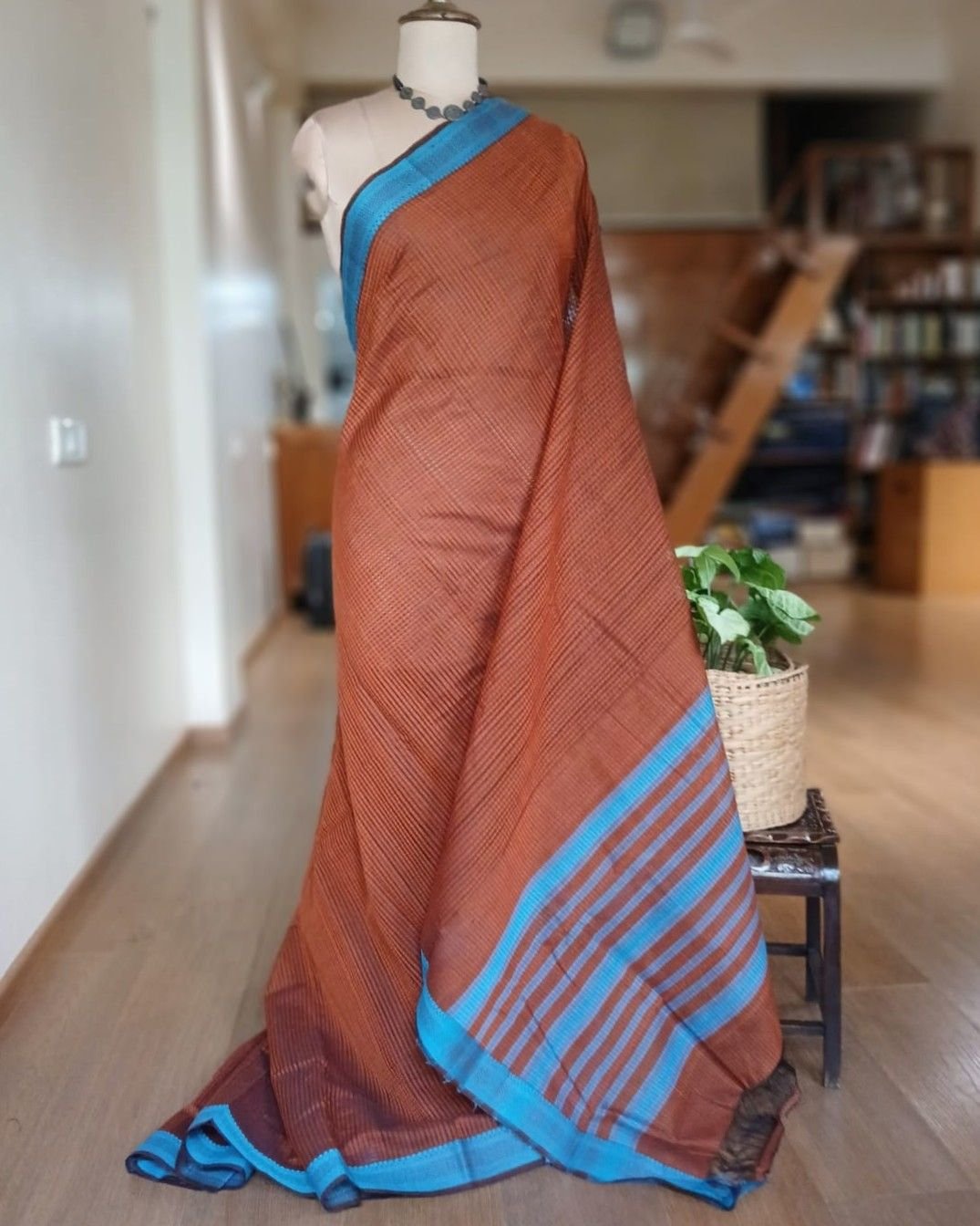 Mangalagiri Handweave Cotton Saree - (MHCS0037) - Image 2