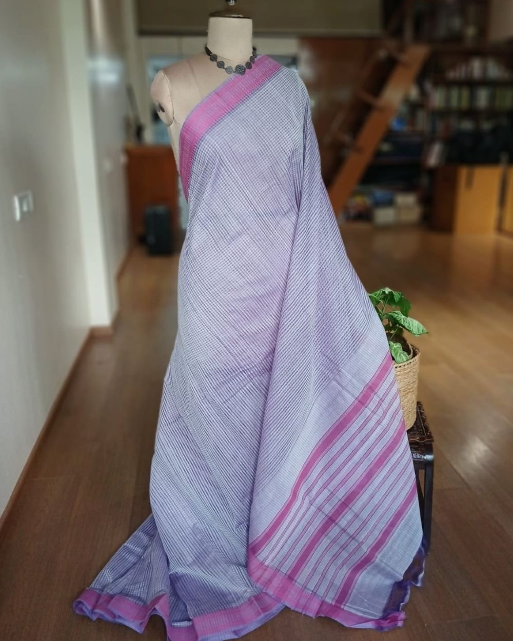 Mangalagiri Handweave Cotton Saree - (MHCS0041) - Image 2