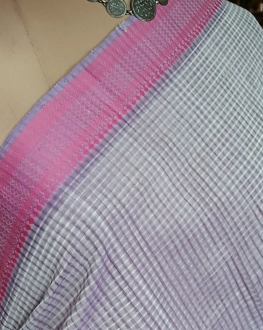 Mangalagiri Handweave Cotton Saree - (MHCS0041) - Image 4