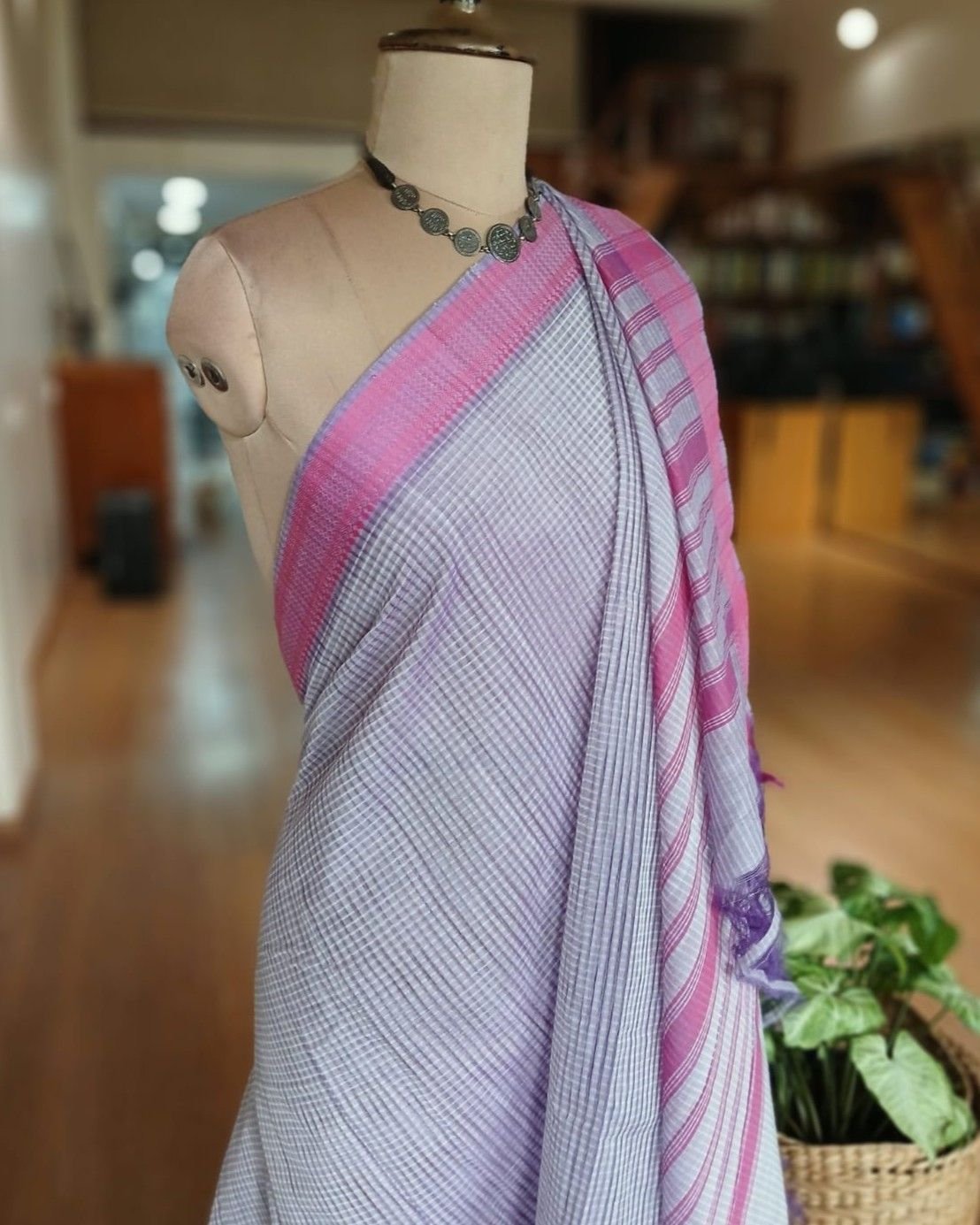 Mangalagiri Handweave Cotton Saree - (MHCS0041) - Image 6