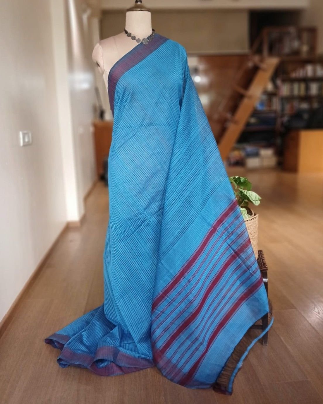 Mangalagiri Handweave Cotton Saree - (MHCS0042) - Image 2