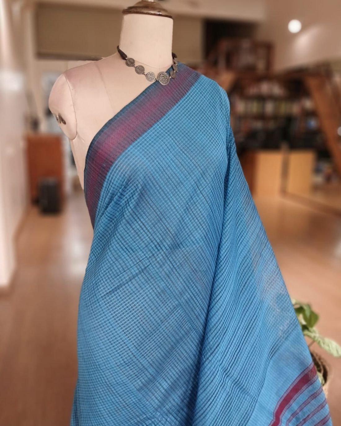 Mangalagiri Handweave Cotton Saree - (MHCS0042) - Image 3