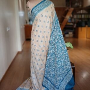 PadmaShree Takdira Begum’s Tussar Silk Kantha Saree - (TSKS0026)