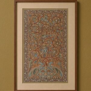 Tree of Life Pen Kalamkari Coth Painting in Natural Dyes - (TLPK0001)