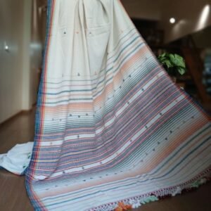 Bhujodi Saree Handwoven in Kala Cotton – (BHUJ1101)