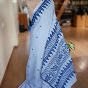 Cotton Kantha Saree from Santiniketan – (KNCS0007)