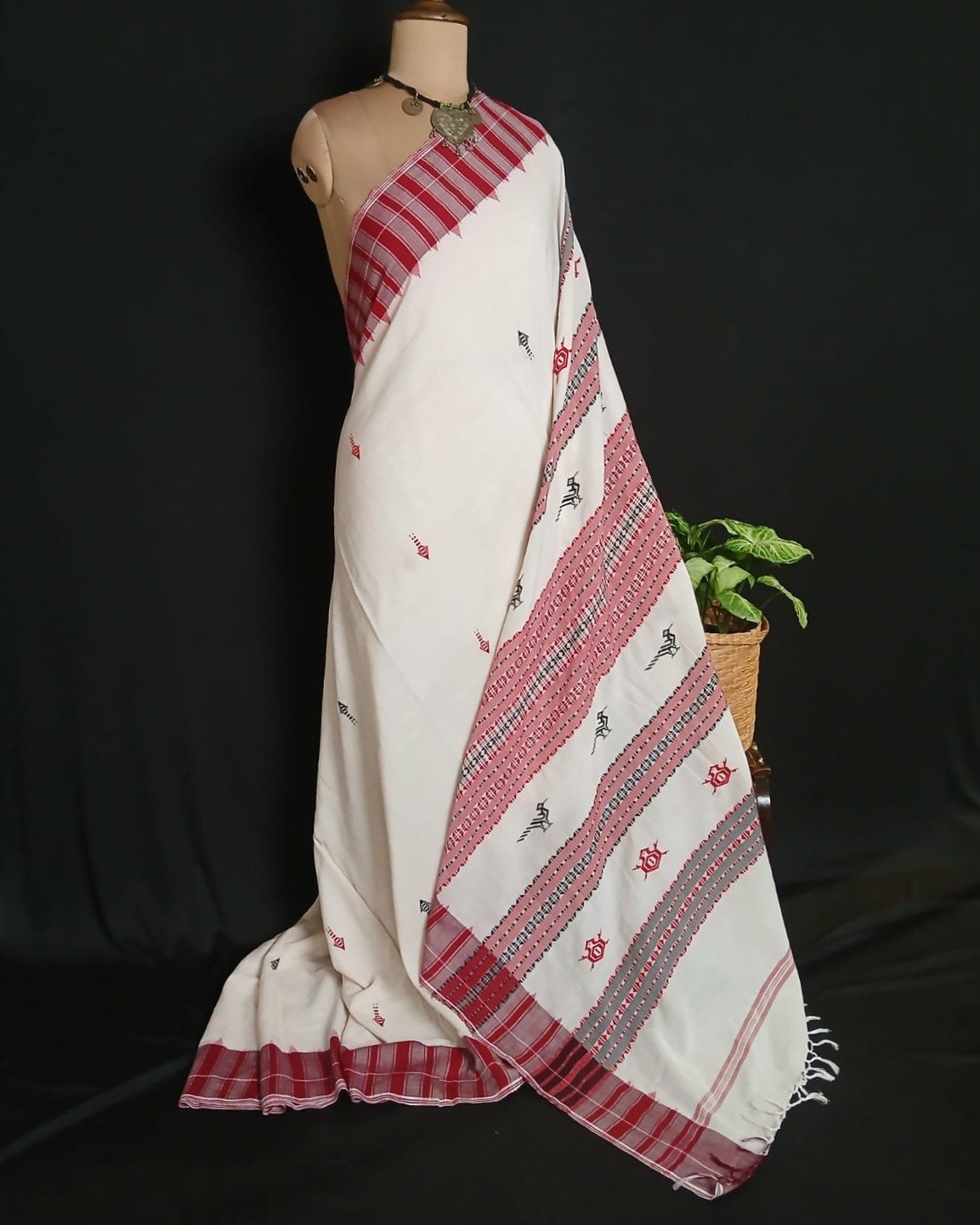 Kotpad Natural Dyes Cotton Saree – (CTKS0044)
