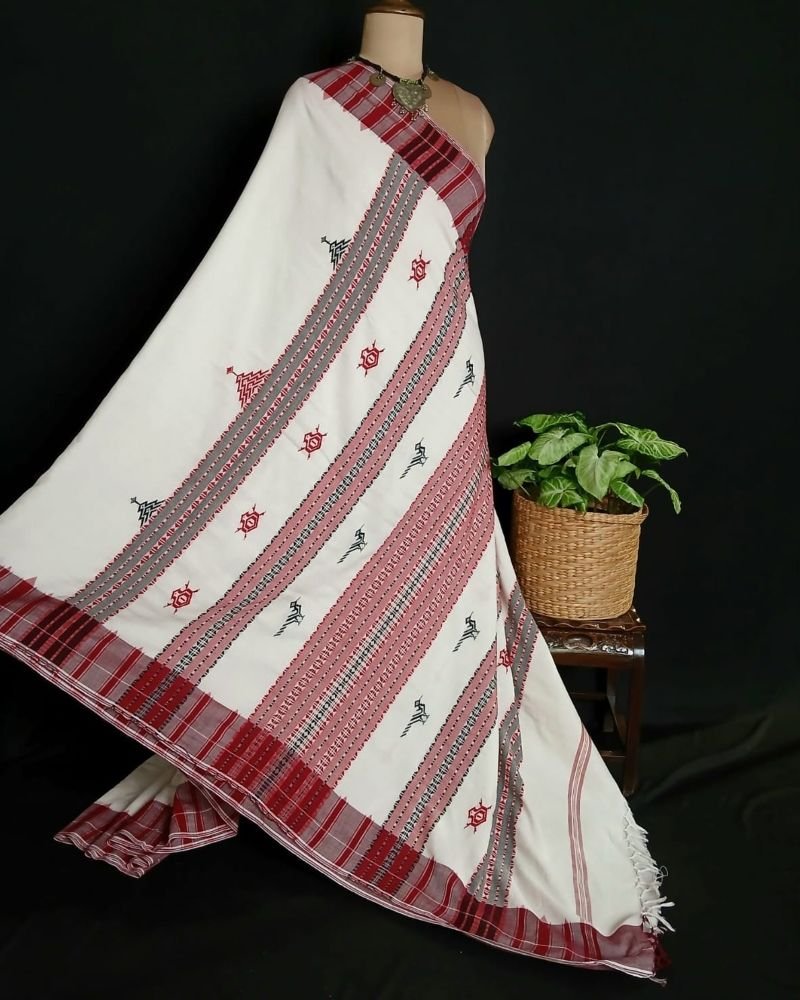 Kotpad Natural Dyes Cotton Saree – (CTKS0044) - Image 8