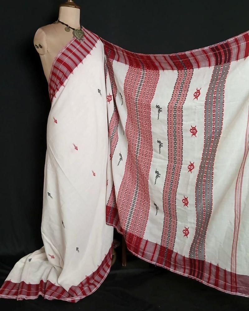 Kotpad Natural Dyes Cotton Saree – (CTKS0044) - Image 5