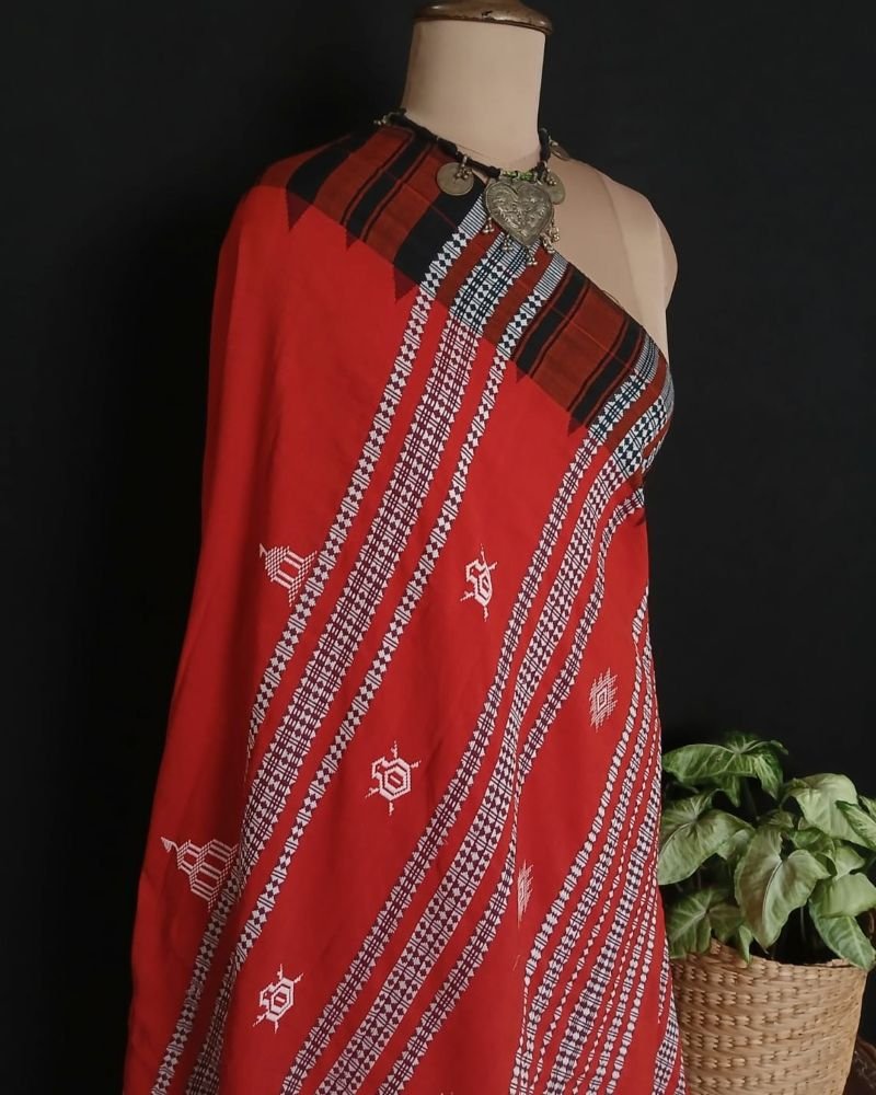 Kotpad Natural Dyes Cotton Saree – (CTKS0046) - Image 12