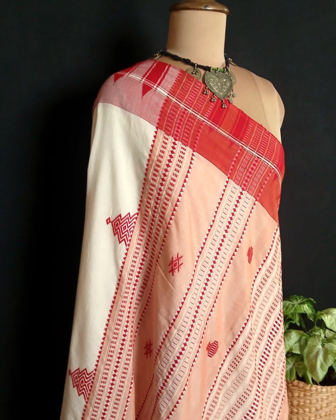 Kotpad Natural Dyes Cotton Saree – (CTKS0043) - Image 12
