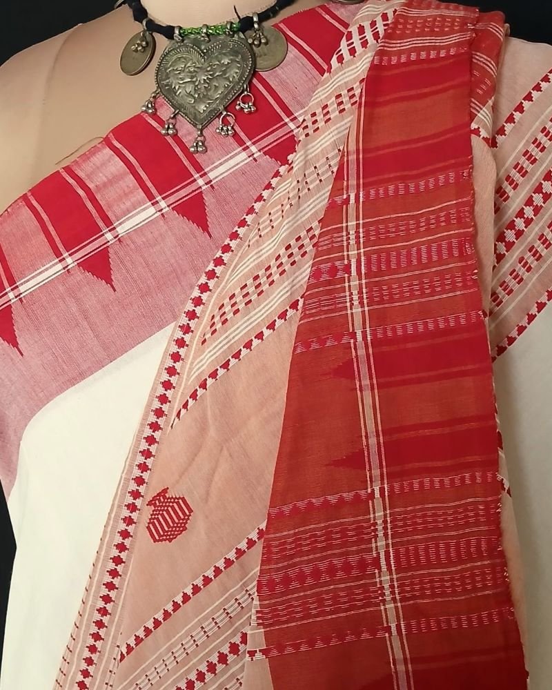 Kotpad Natural Dyes Cotton Saree – (CTKS0043) - Image 10