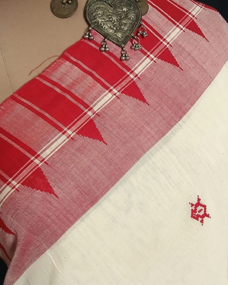 Kotpad Natural Dyes Cotton Saree – (CTKS0043) - Image 3