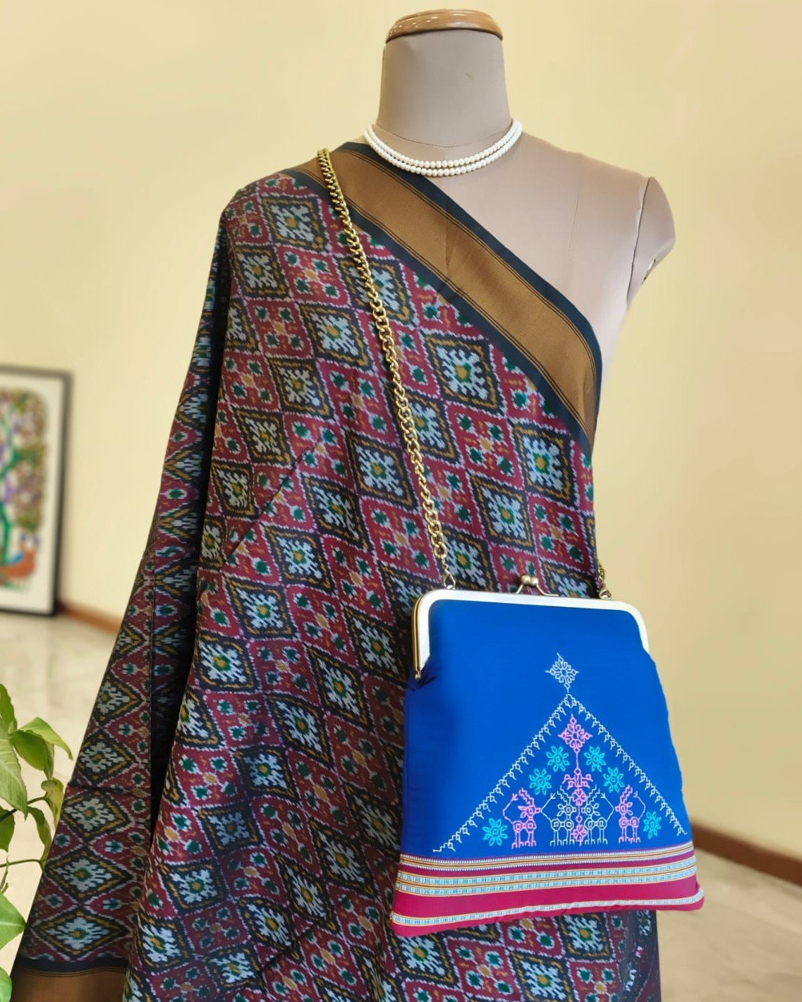Kasuti Embroidered Purse (KSTP1018)