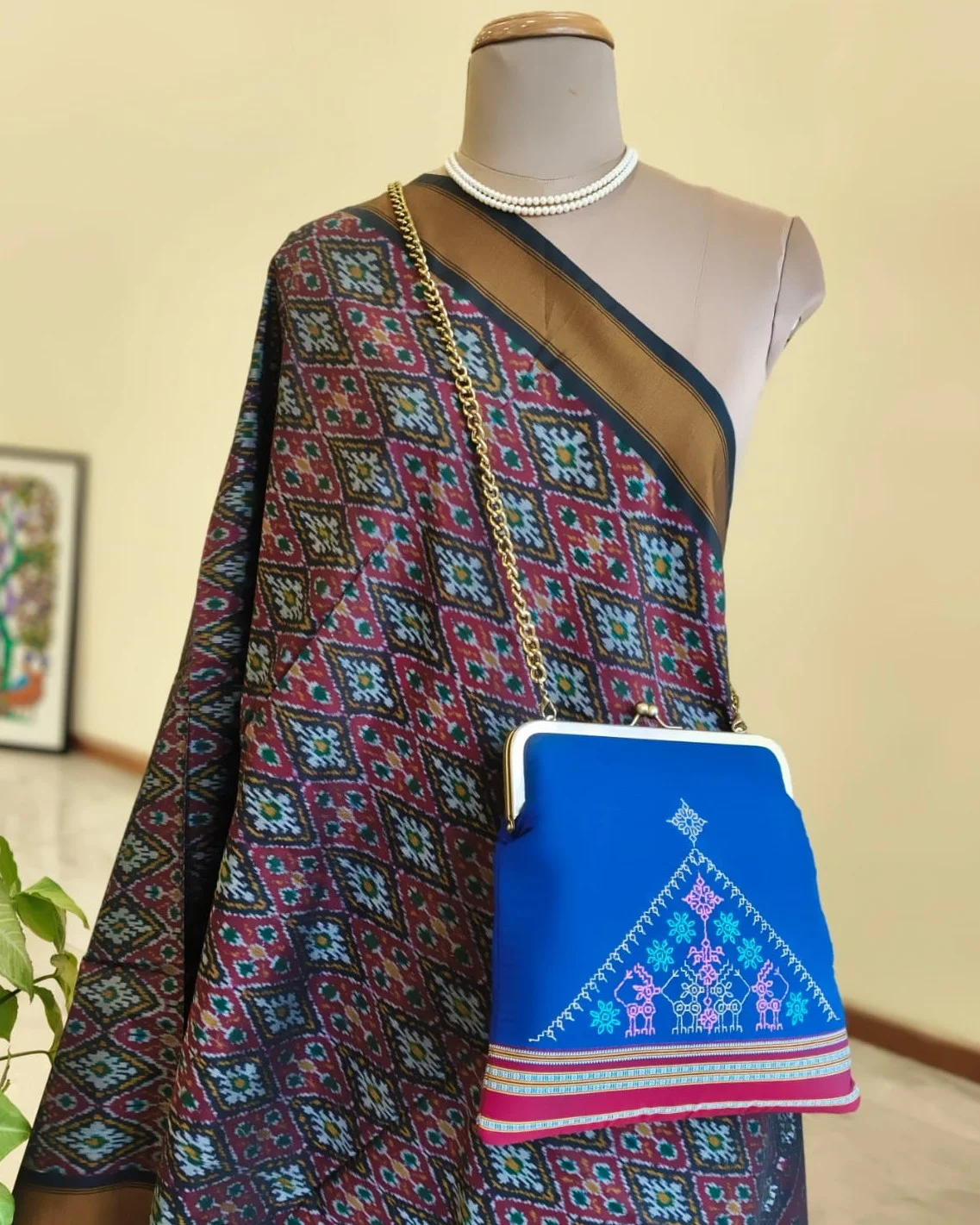 Kasuti Embroidered Purse (KSTP1018) - Image 2