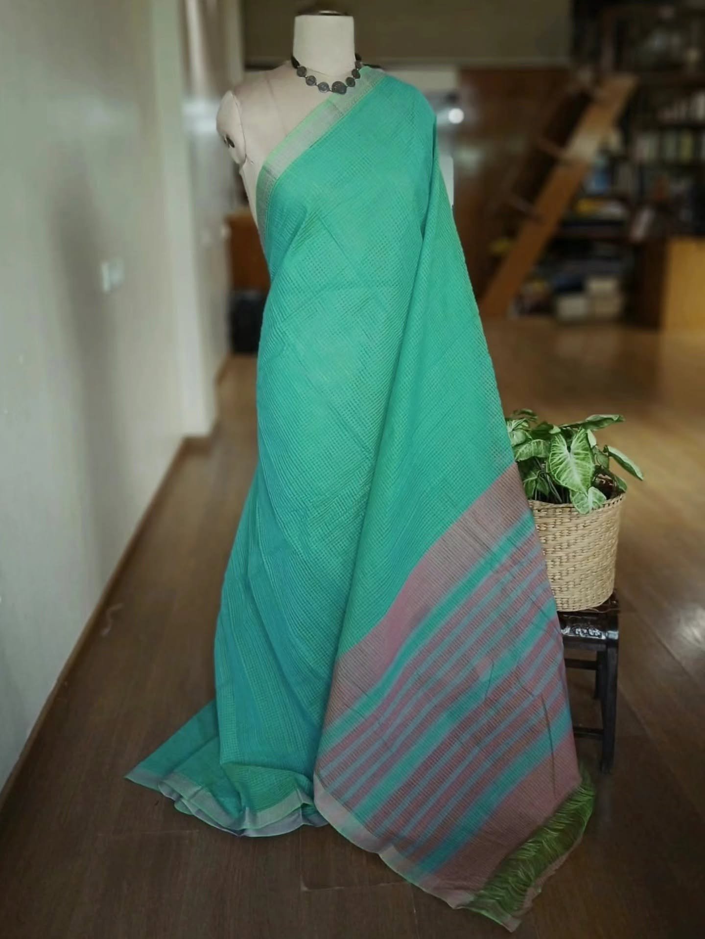 Mangalagiri Handweave Cotton Saree - (MHCS0033) - Image 2