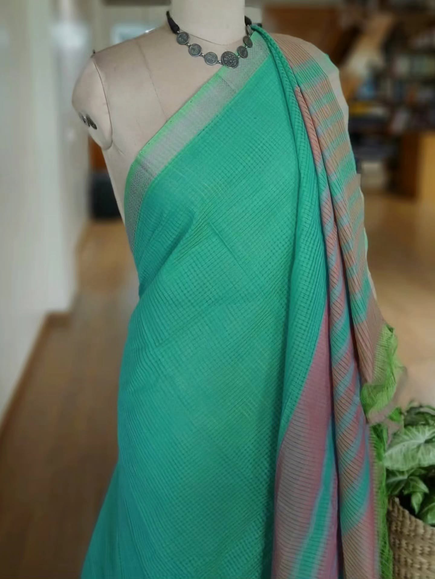 Mangalagiri Handweave Cotton Saree - (MHCS0033) - Image 5