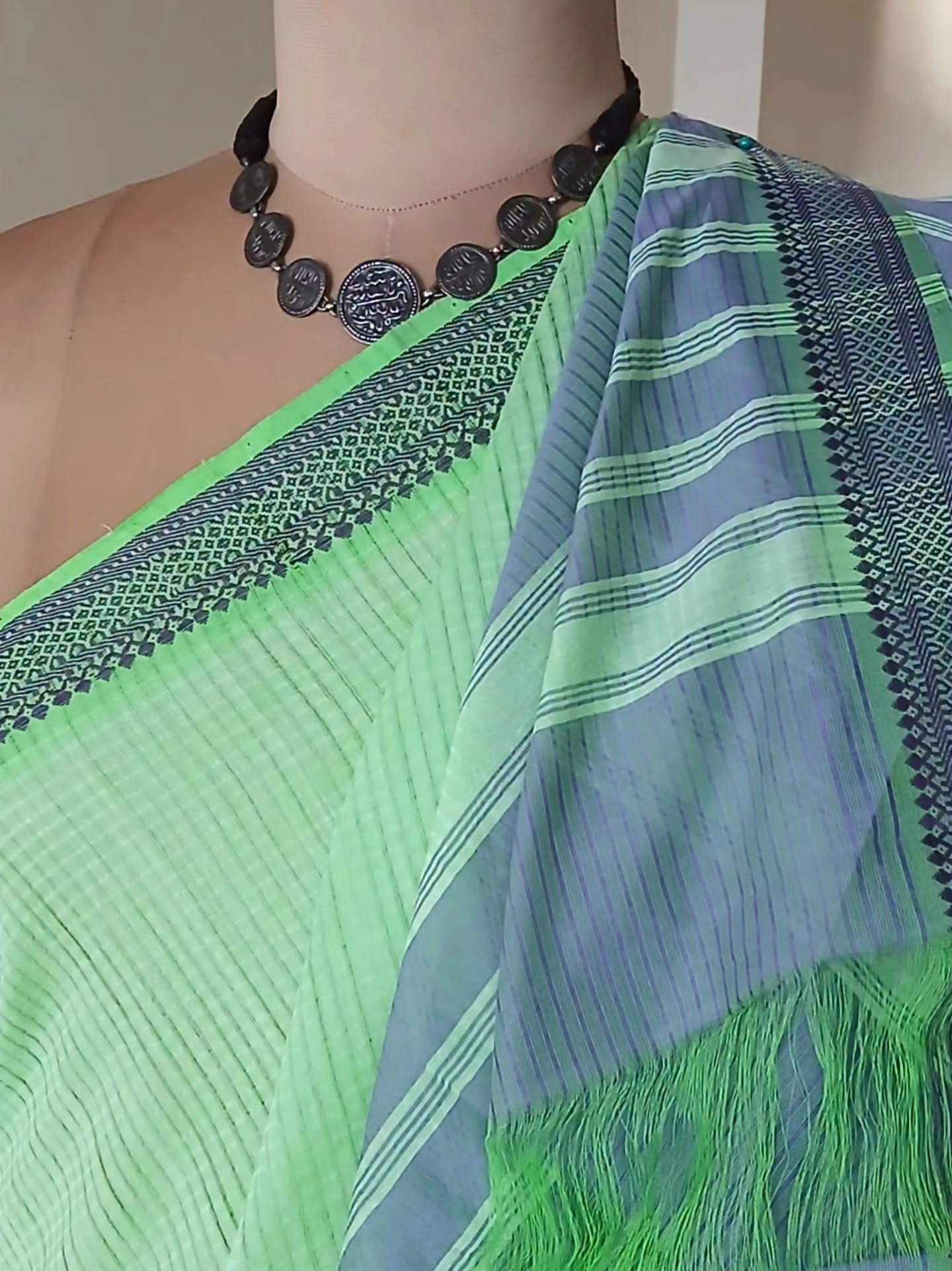Mangalagiri Handweave Cotton Saree - (MHCS0029) - Image 5