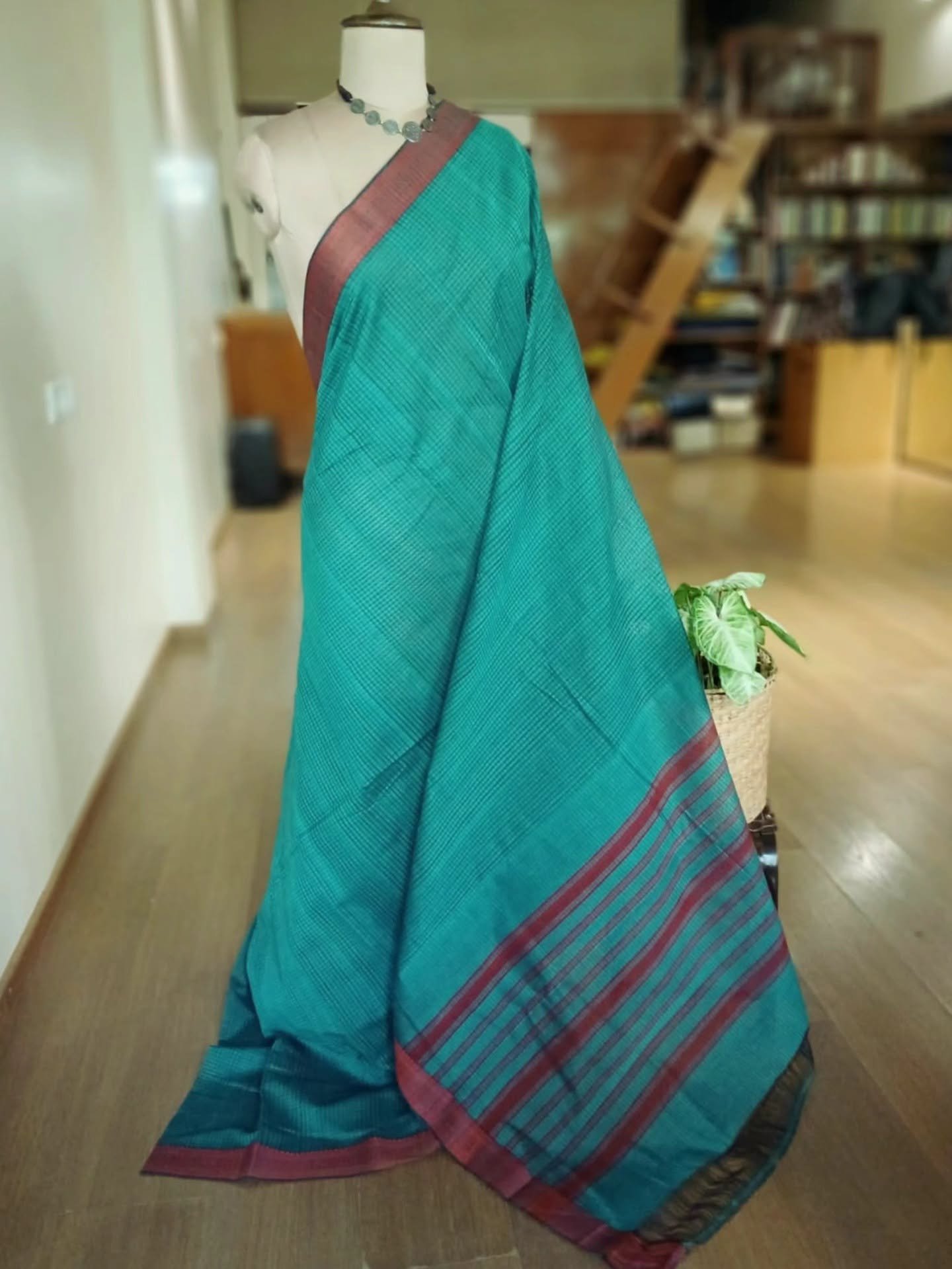 Mangalagiri Handweave Cotton Saree - (MHCS0032) - Image 2