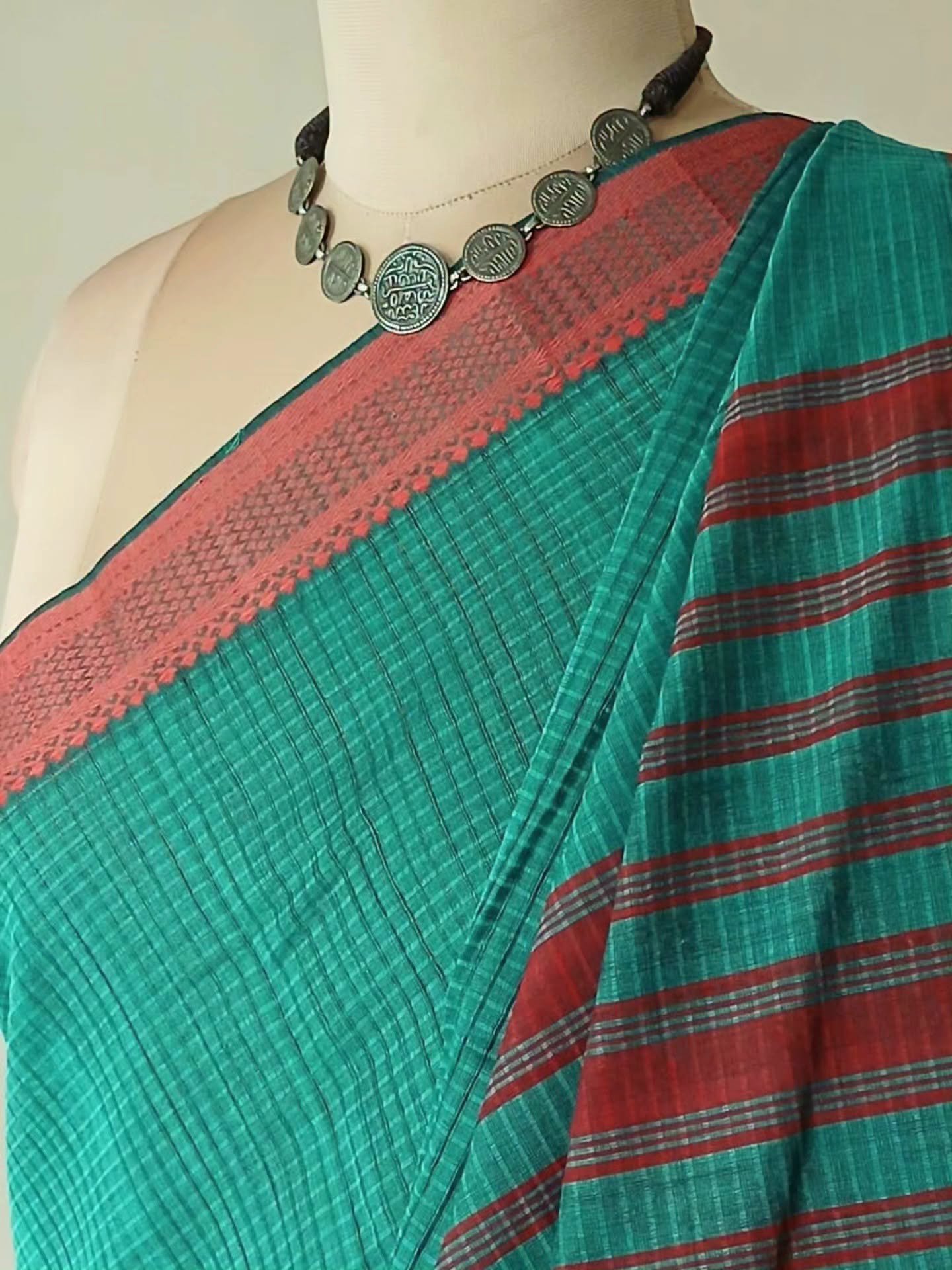 Mangalagiri Handweave Cotton Saree - (MHCS0032) - Image 6