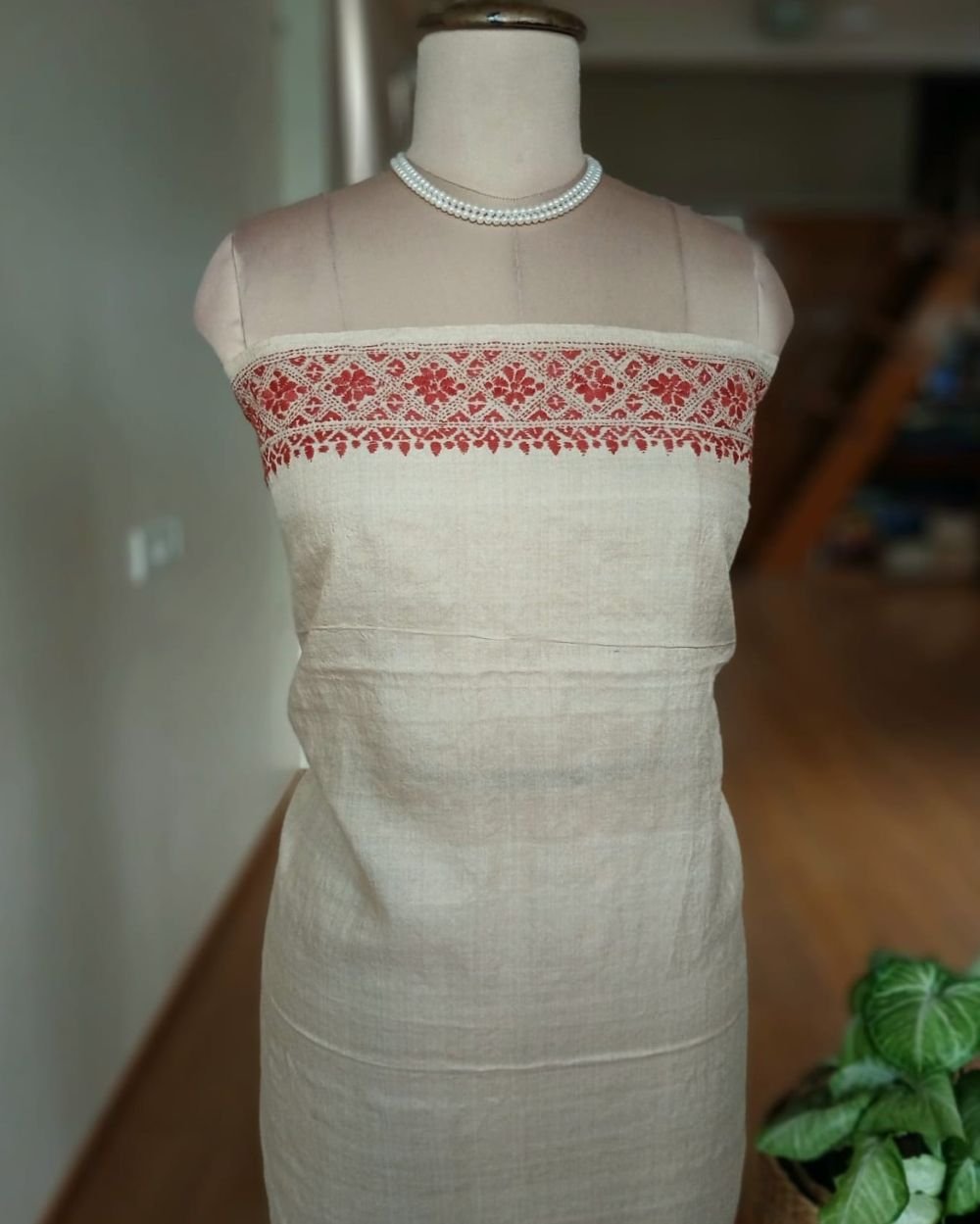 PadmaShree Takdira Begum’s Tussar Silk Kantha Saree – (TSKS0029) - Image 11