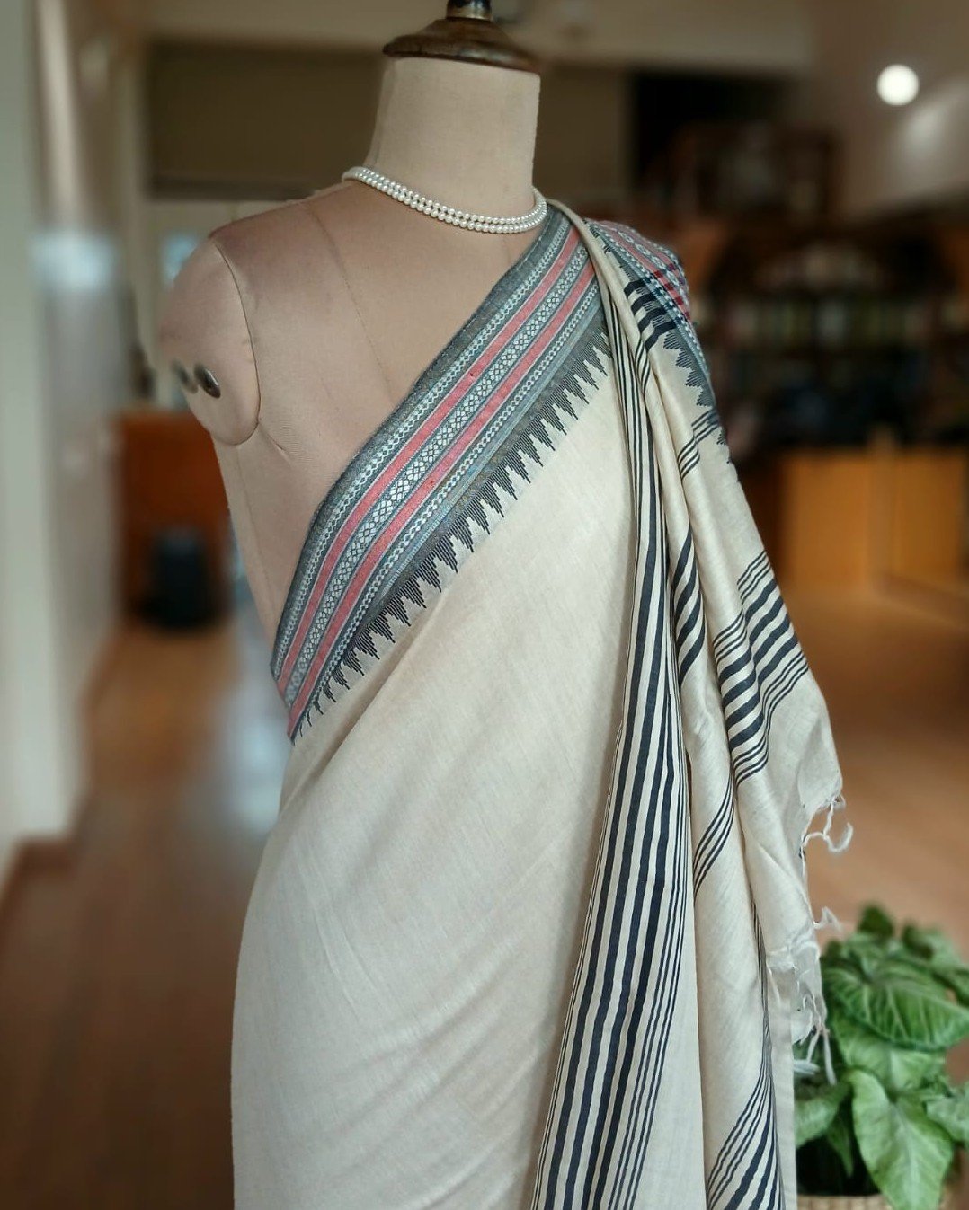 Kosa Tussar Silk Saree - (KTSS1003) - Image 4