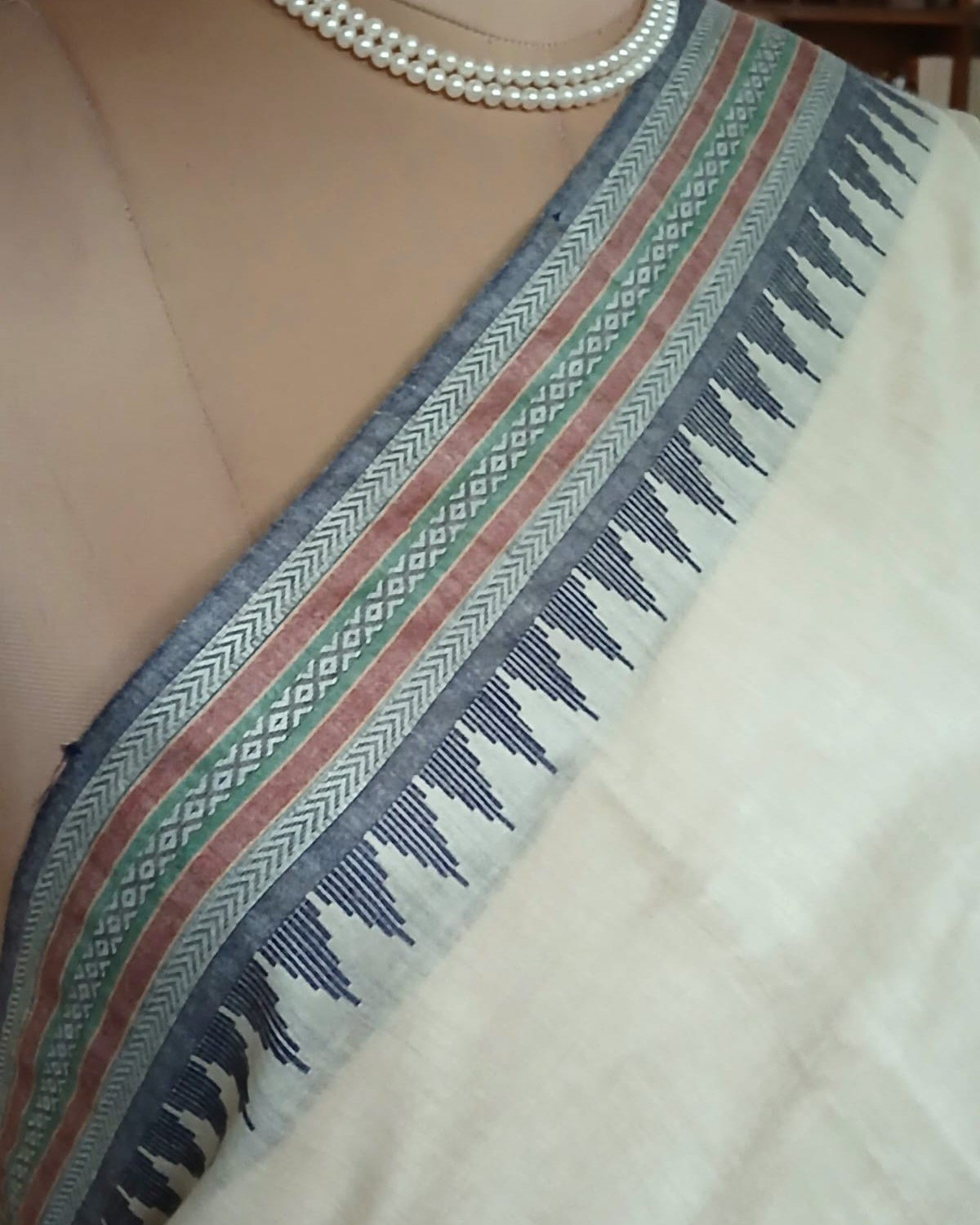 Kosa Tussar Silk Saree - (KTSS1004) - Image 3