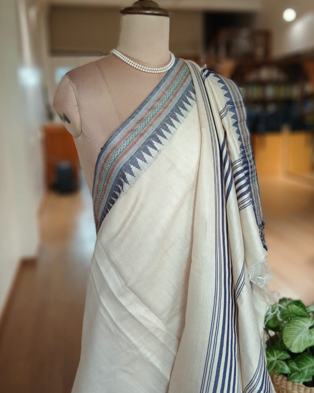 Kosa Tussar Silk Saree - (KTSS1004) - Image 5