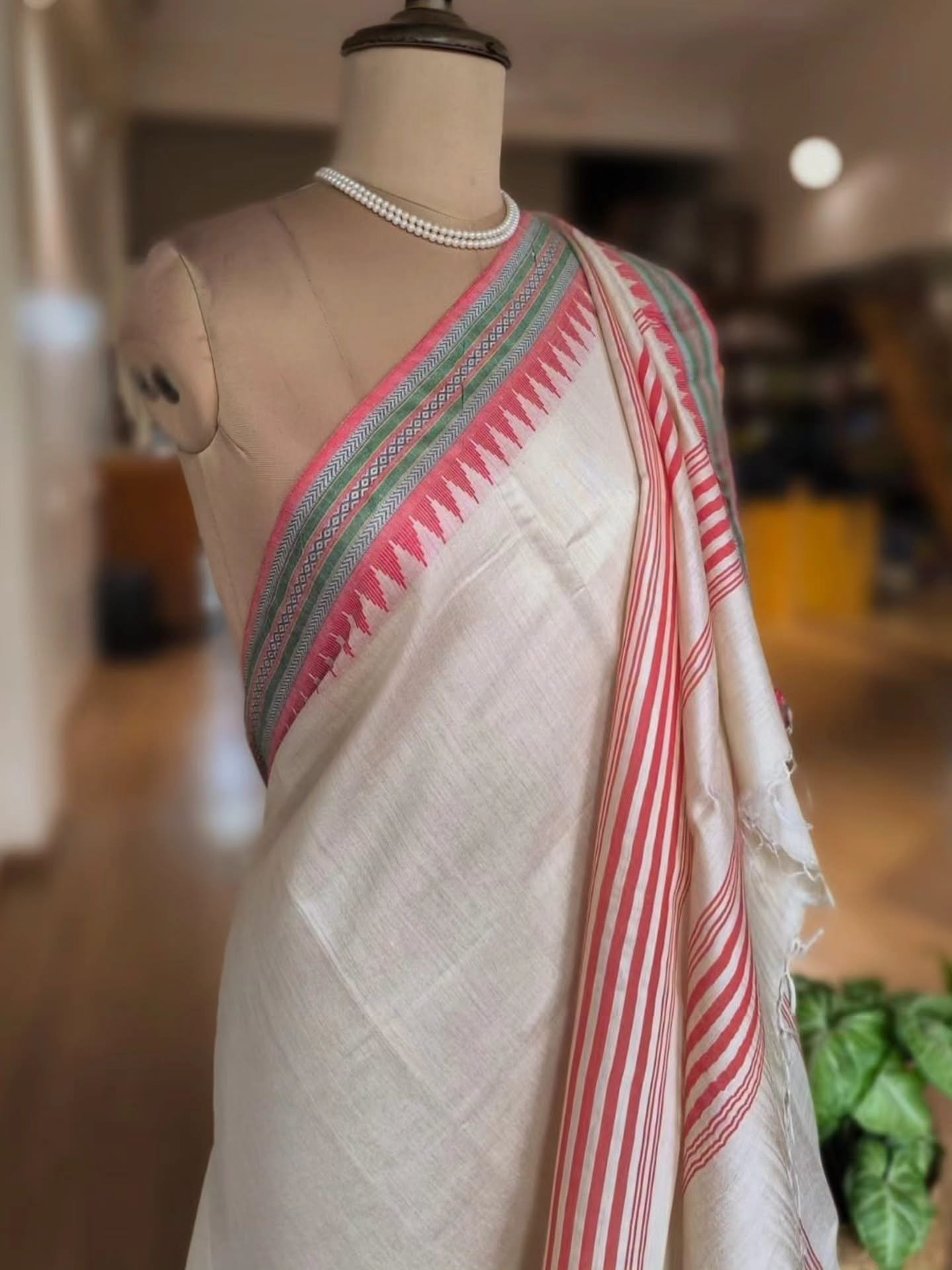 Kosa Tussar Silk Saree - (KTSS1005) - Image 5