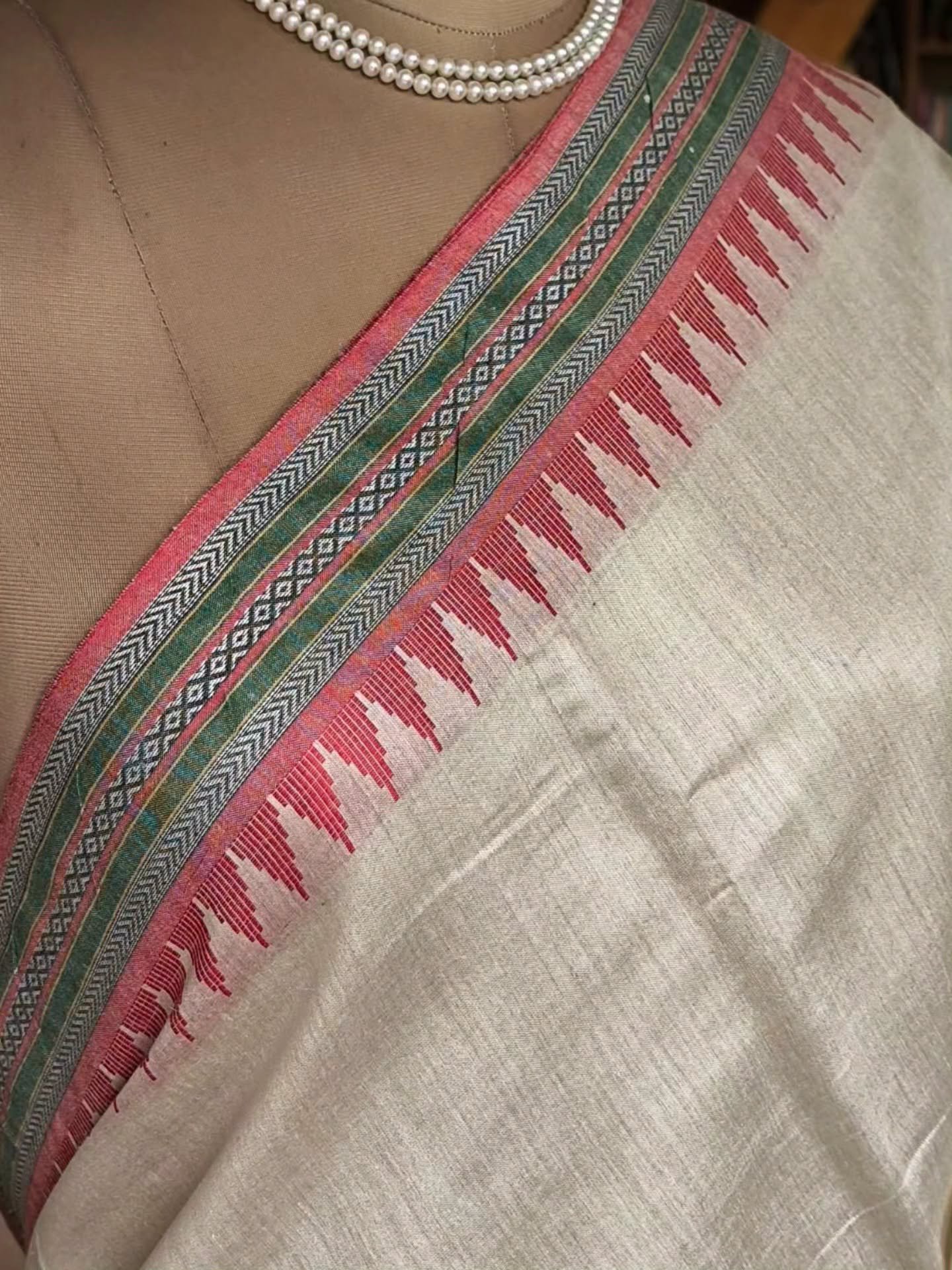 Kosa Tussar Silk Saree - (KTSS1005) - Image 3