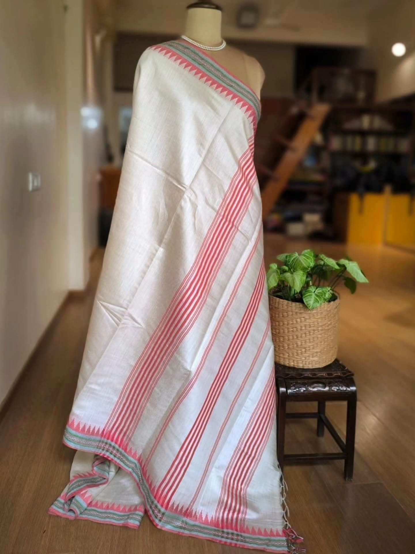 Kosa Tussar Silk Saree - (KTSS1005) - Image 7