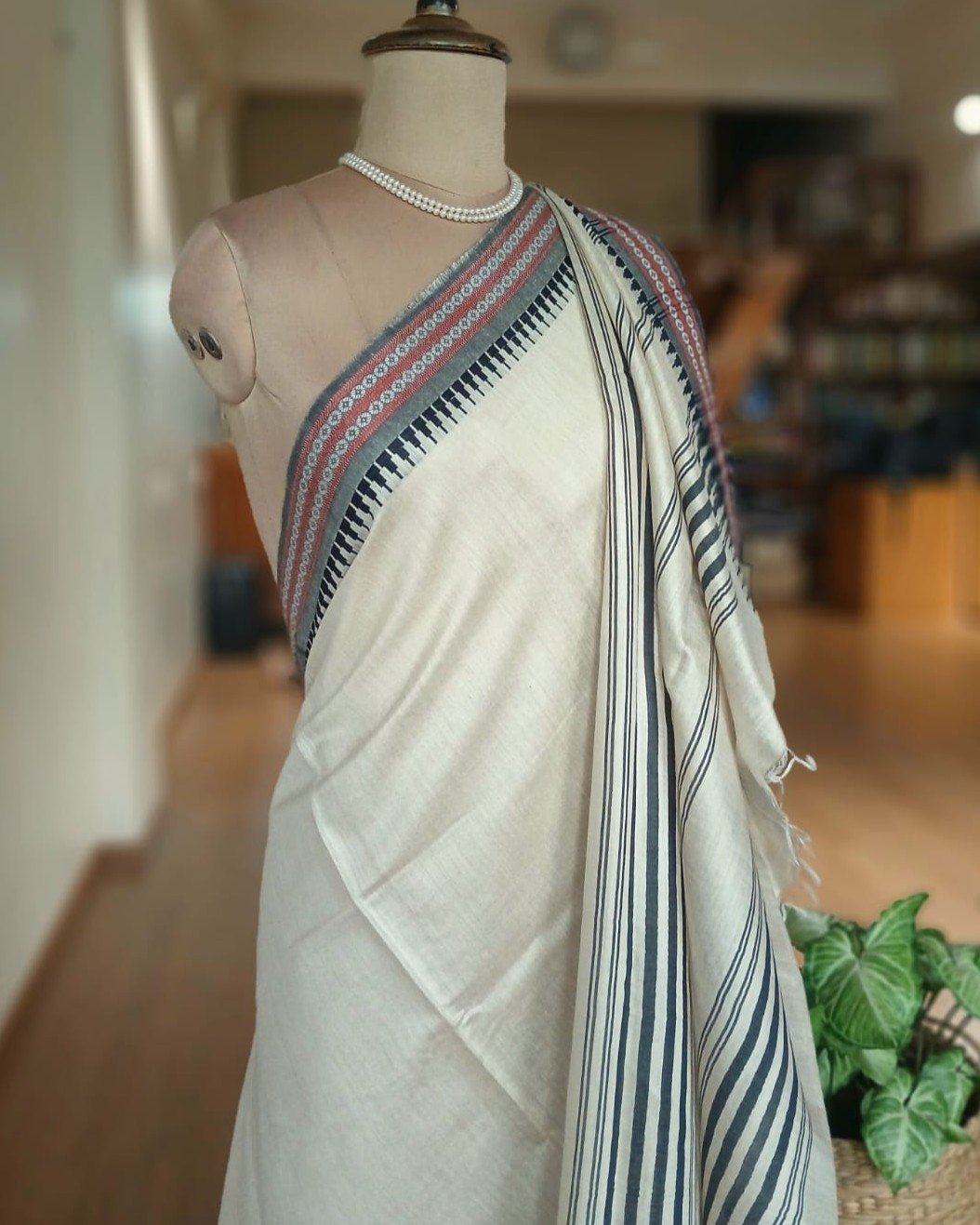 Kosa Tussar Silk Saree - (KTSS1006) - Image 5