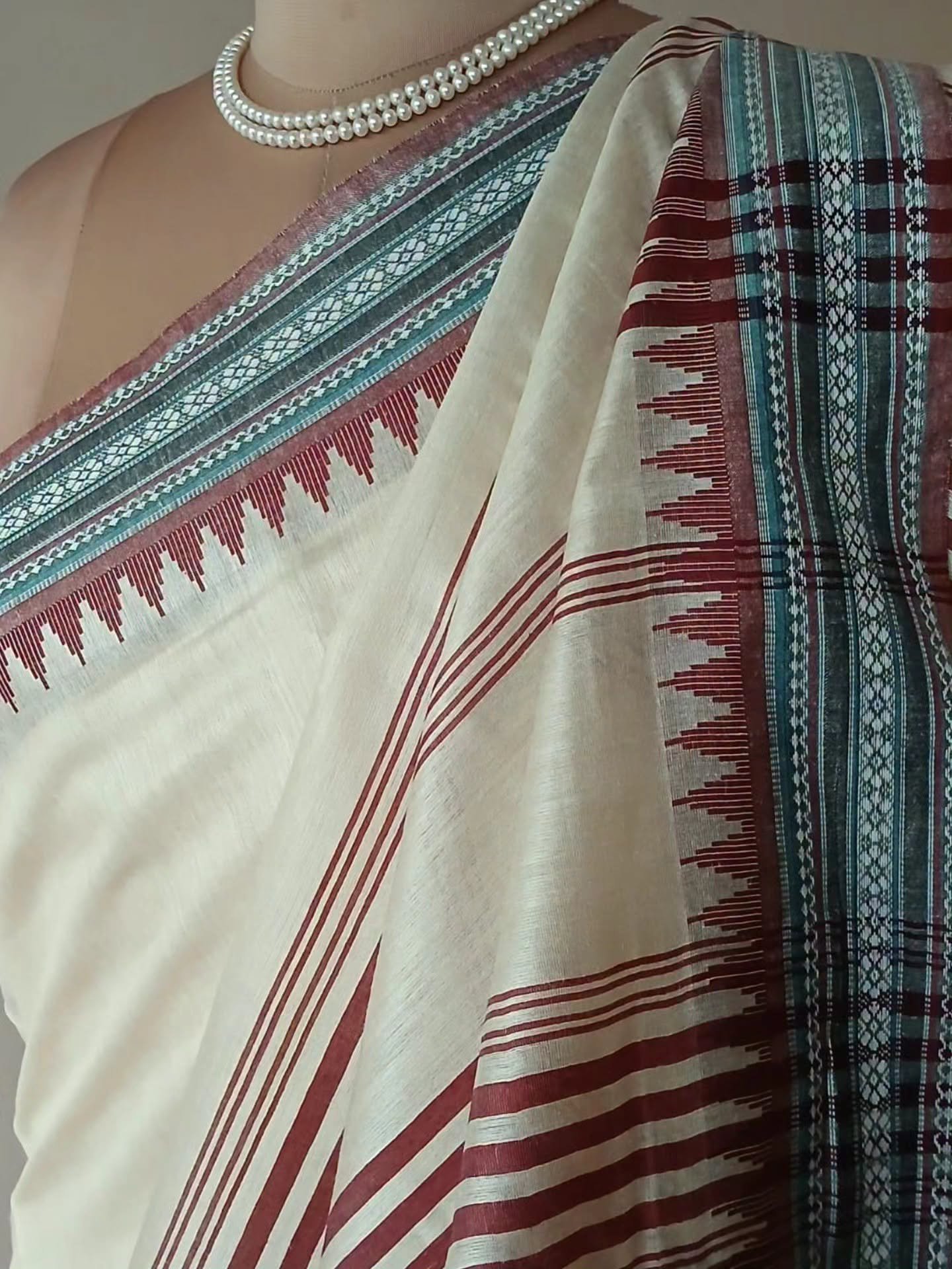 Kosa Tussar Silk Saree - (KTSS1007) - Image 4