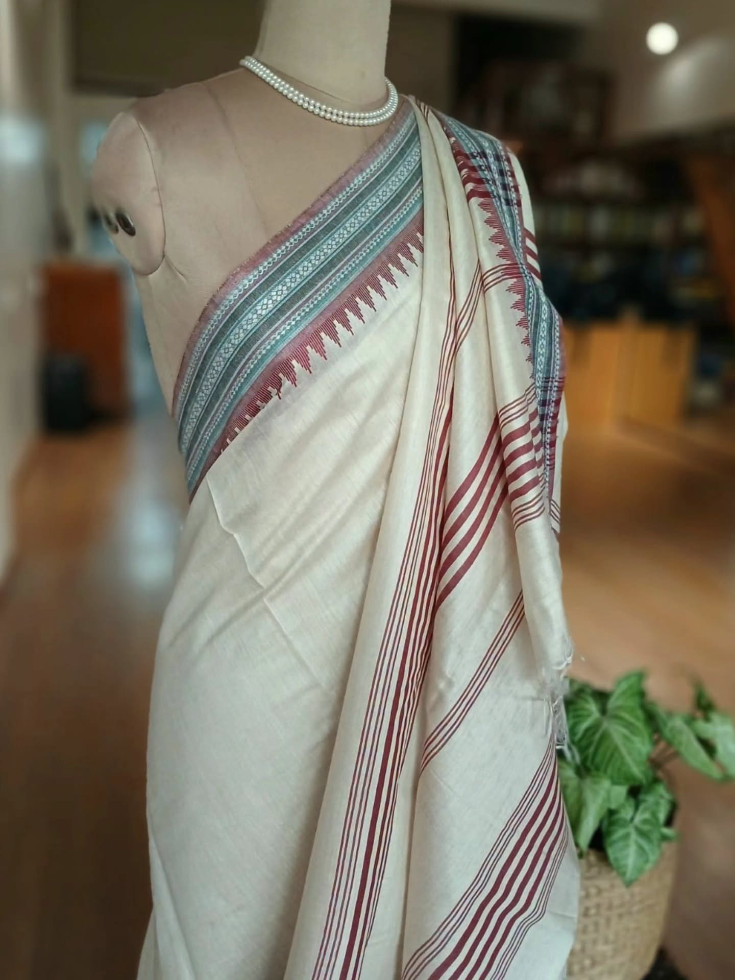 Kosa Tussar Silk Saree - (KTSS1007) - Image 3