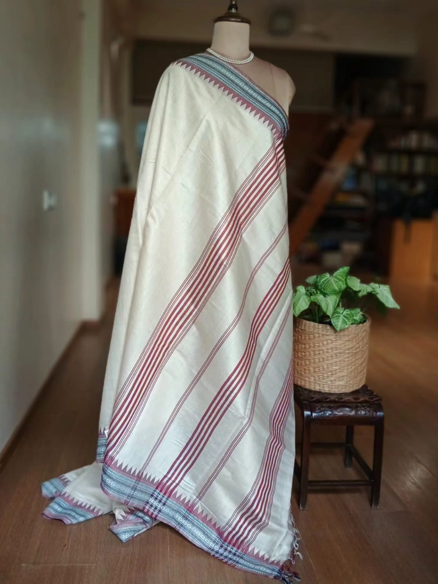 Kosa Tussar Silk Saree - (KTSS1007) - Image 7