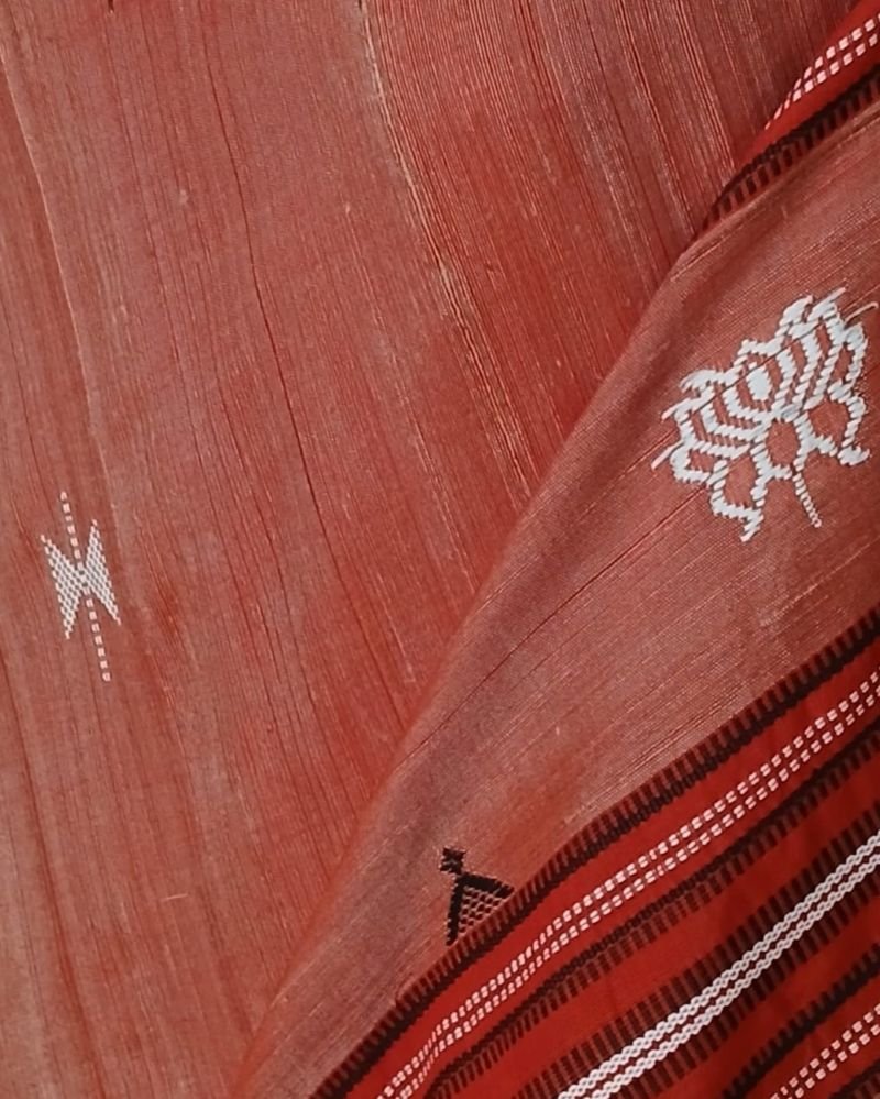 Natural Dyes Kotpad in Tussar Silk Weft and Cotton Warp – (CTKS0042) - Image 4
