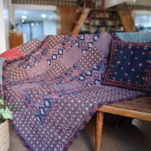 Ajrakh Patchwork Double Razai – (RAZA1022)