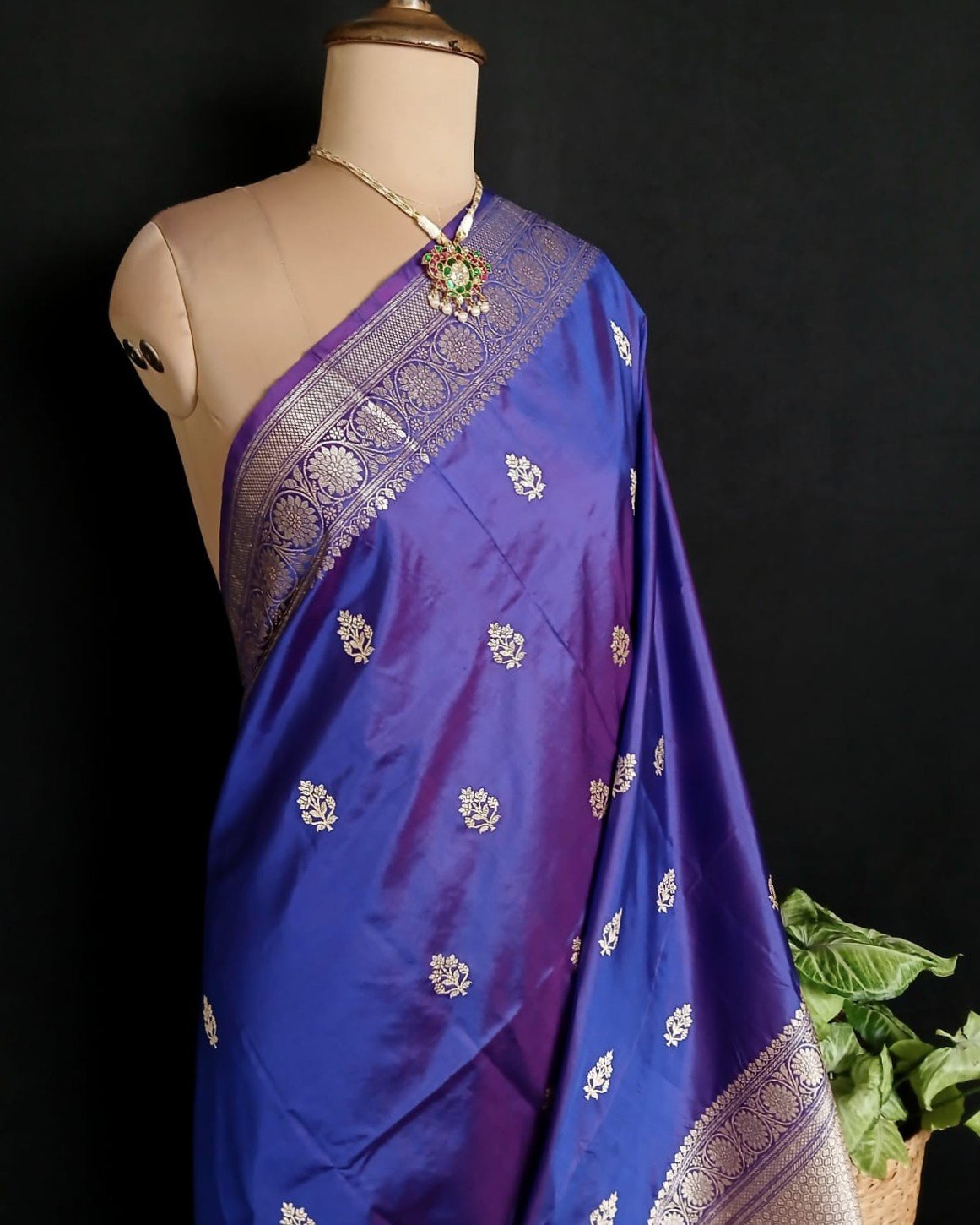 Banarasi Kadua Katan Silk Saree – (BANA0036) - Image 2