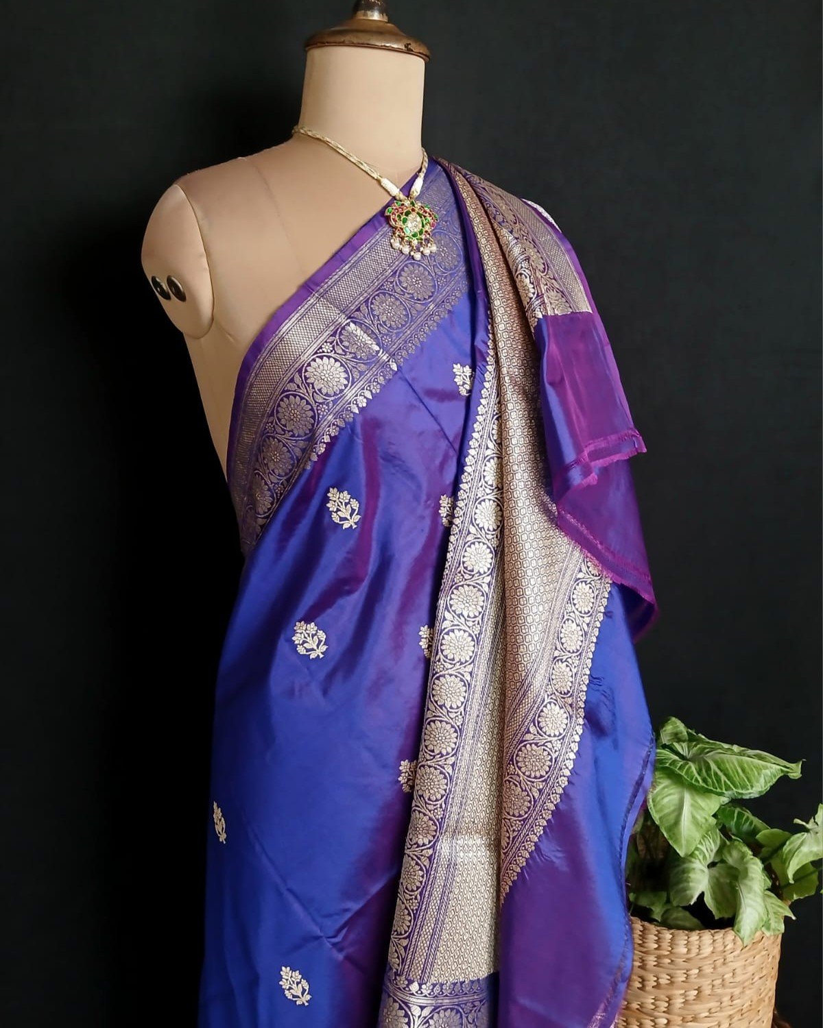 Banarasi Kadua Katan Silk Saree – (BANA0036) - Image 5