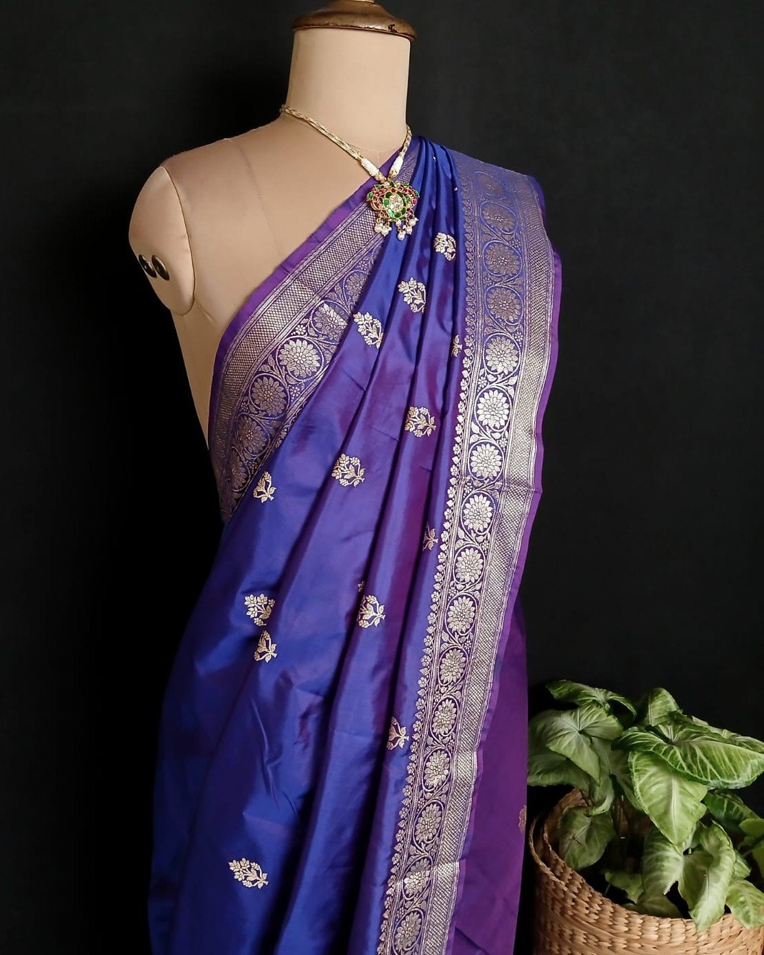 Banarasi Kadua Katan Silk Saree – (BANA0036) - Image 3
