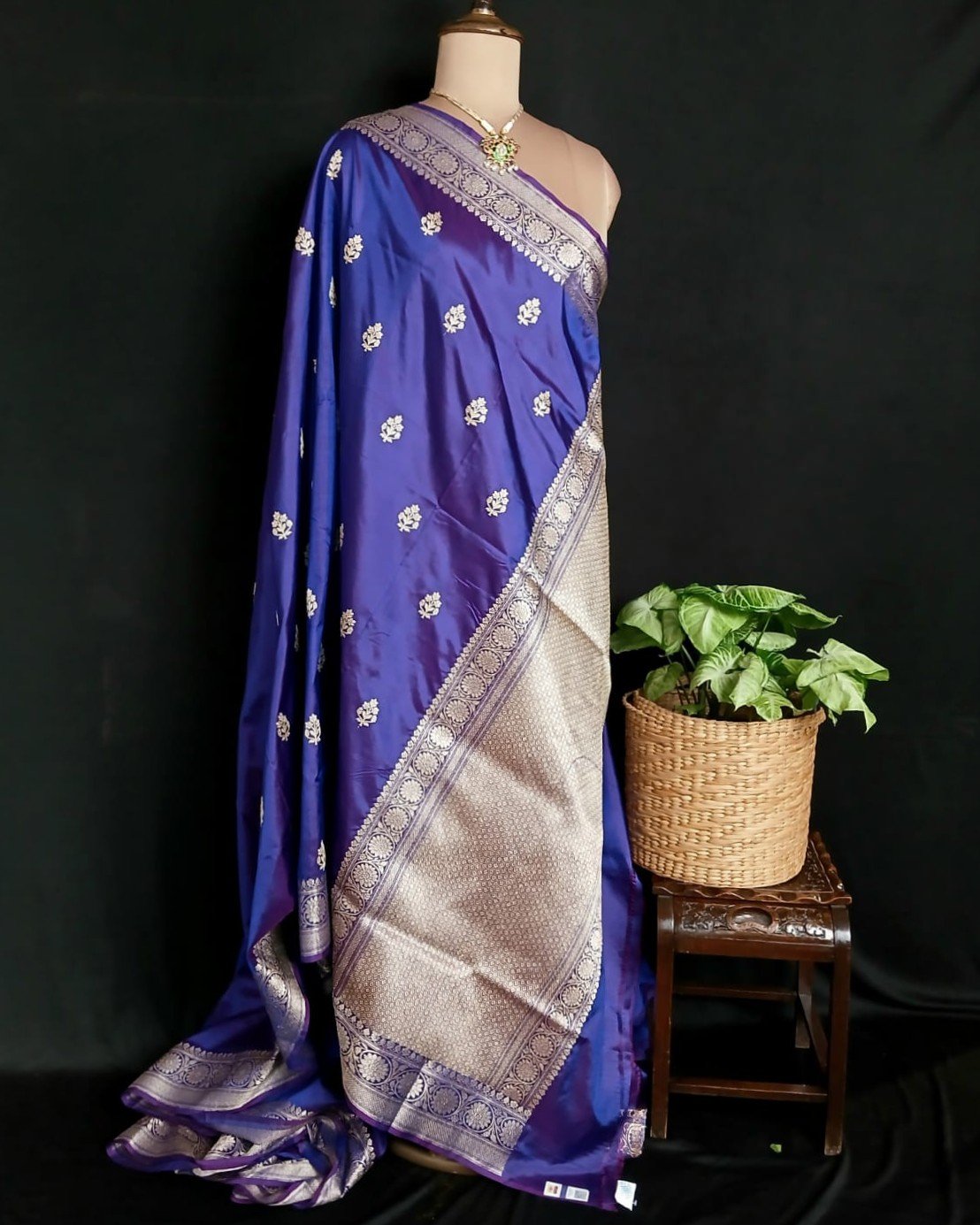 Banarasi Kadua Katan Silk Saree – (BANA0036) - Image 8