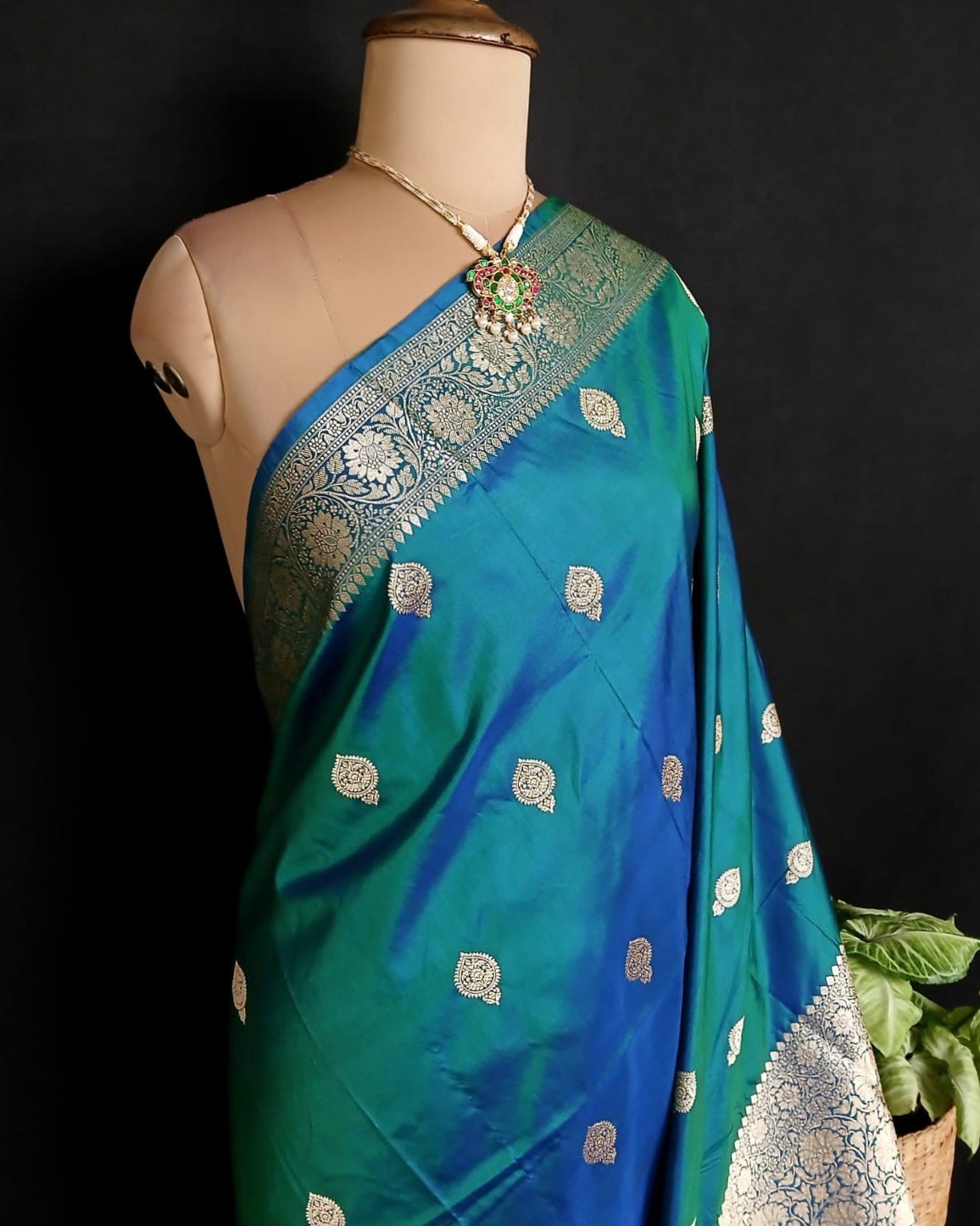 Banarasi Kadua Katan Silk Saree – (BANA0037) - Image 2