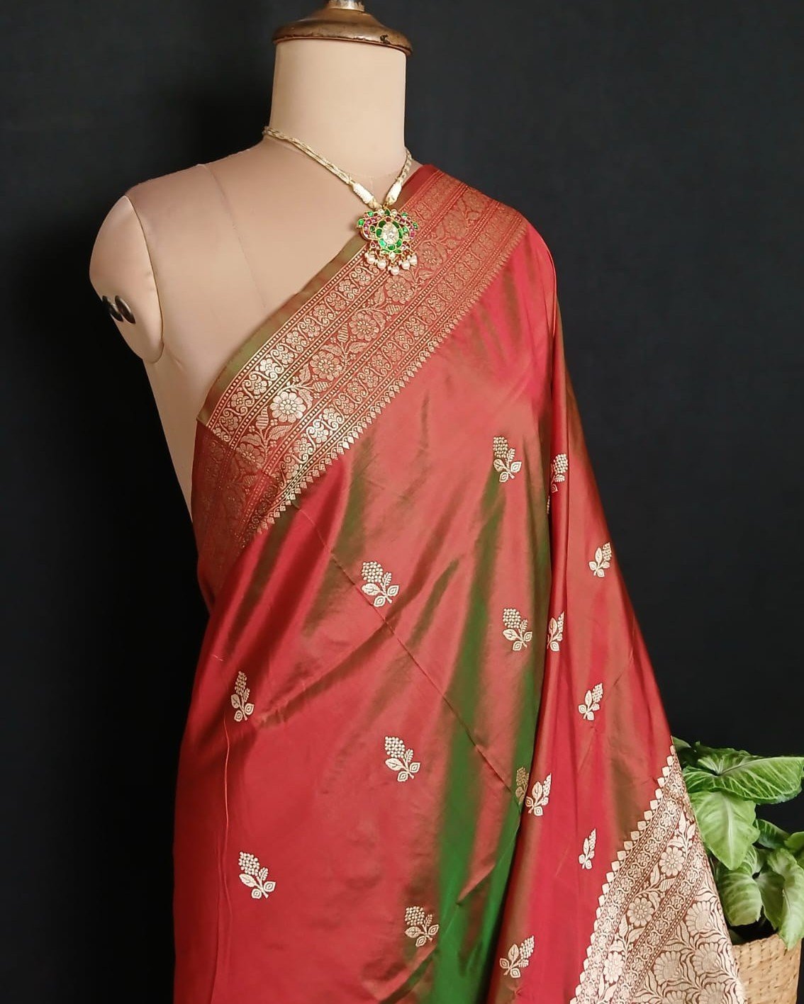 Banarasi Kadua Katan Silk Saree – (BANA0039) - Image 2