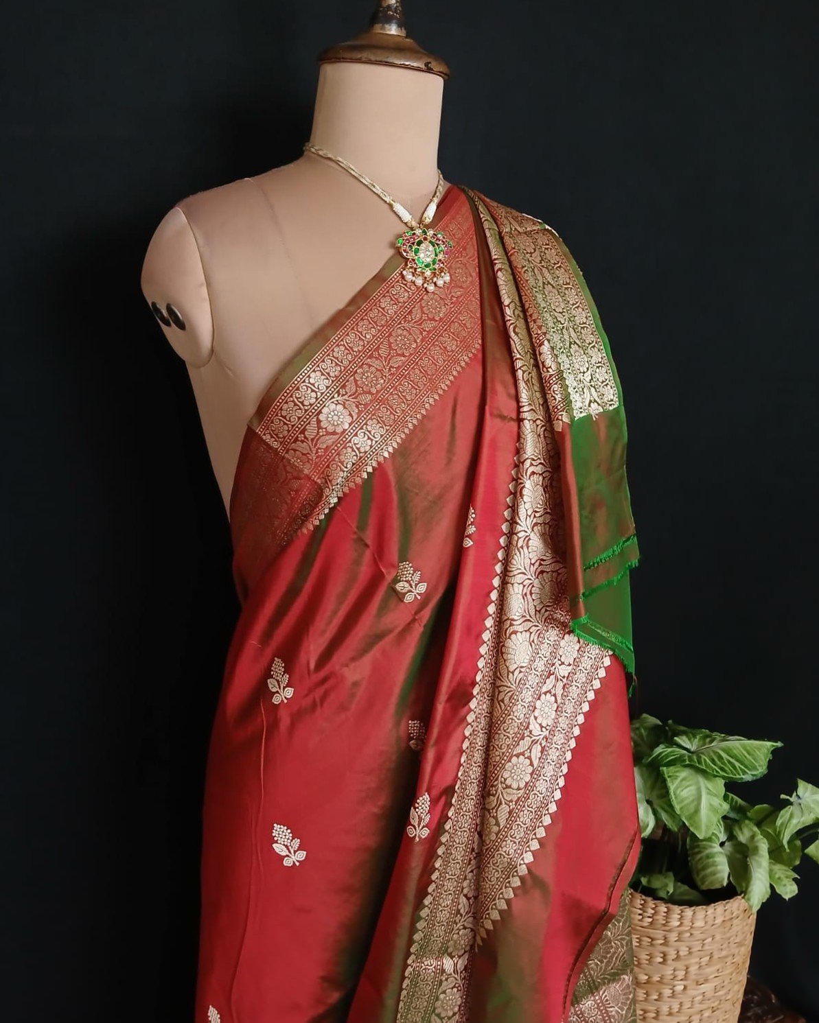 Banarasi Kadua Katan Silk Saree – (BANA0039) - Image 5