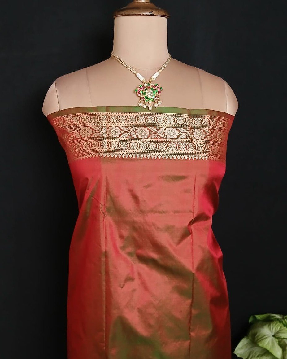 Banarasi Kadua Katan Silk Saree – (BANA0039) - Image 9