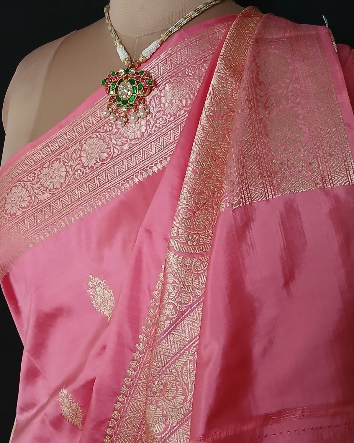 Banarasi Kadua Katan Silk Saree – (BANA0040) - Image 4